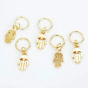 Silver Hair Rings Set for Braids Dreadlocks Extensions