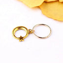 Silver Hair Rings Set for Braids Dreadlocks Extensions