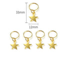 Silver Hair Rings Set for Braids Dreadlocks Extensions