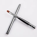 Silver Lips Makeup Brush Pen Stylish Portable Lip Tool