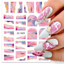 Silver Tribal 3D Nail Art Sticker Set Enhance Your Style
