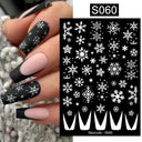 Silver Tribal 3D Nail Art Sticker Set Enhance Your Style