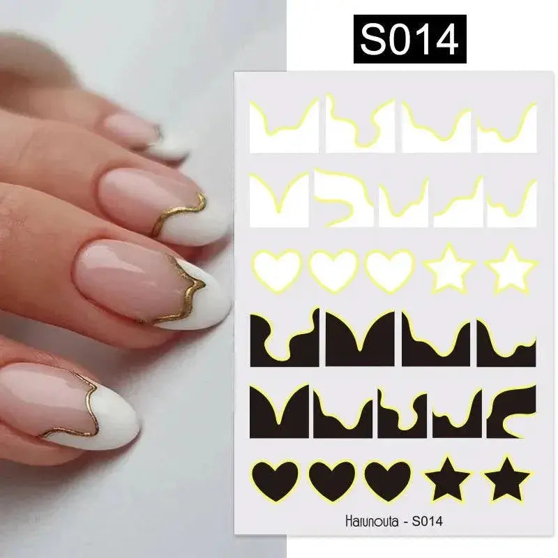 Silver Tribal Nail Art Sticker Set Elevate Your Style — product view 16