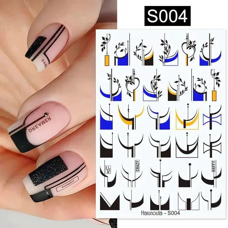 Silver Tribal Nail Art Sticker Set Elevate Your Style — product view 13
