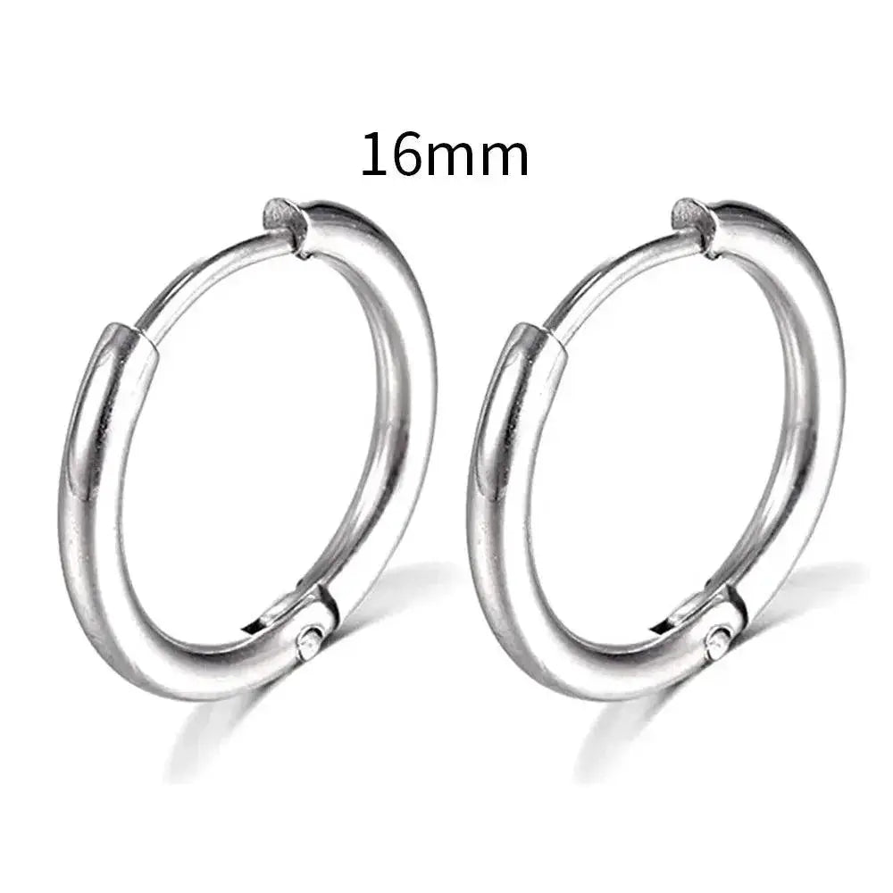 Geometric Hoop Earrings for Cartilage — product view 11