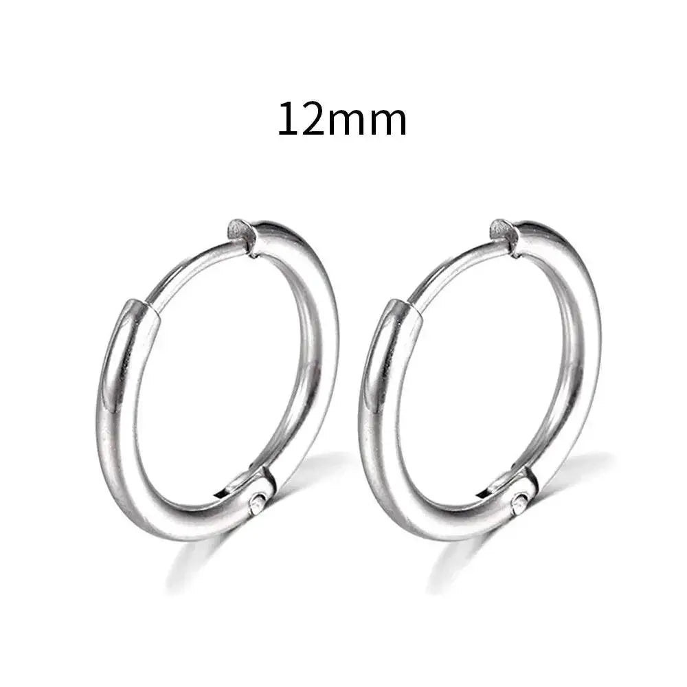 Geometric Hoop Earrings for Cartilage — product view 9