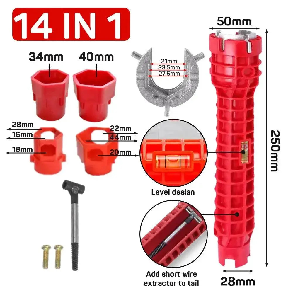 Sink Faucet Wrench Set For Plumbing Repair In Bathroom