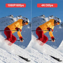 Crisp 4K Footage Action Camera Outdoors