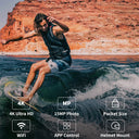 Crisp 4K Footage Action Camera Outdoors