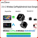 Skilldrive 2025 Ultra Mini Wireless CarPlay Adapter - Wireless CarPlay Upgrade AI