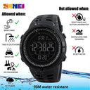 SKMEI Fashion Sport Watch Men Chronograph Digital Waterproof Timepiece