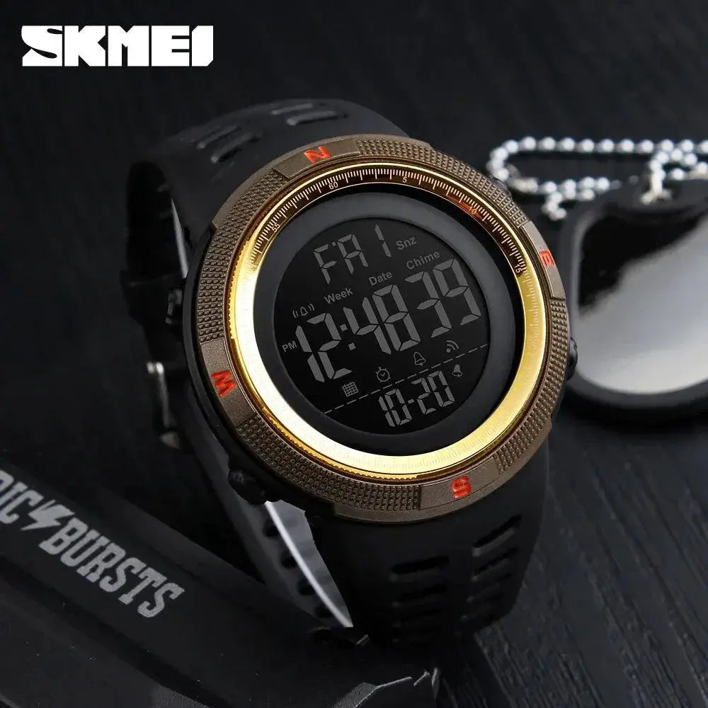 Skmei Men's Waterproof Sports Chronograph Watch Timepiece