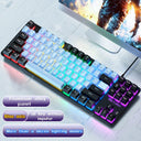 SKYLION H87 Mechanical Keyboard Vibrant Backlight Gaming
