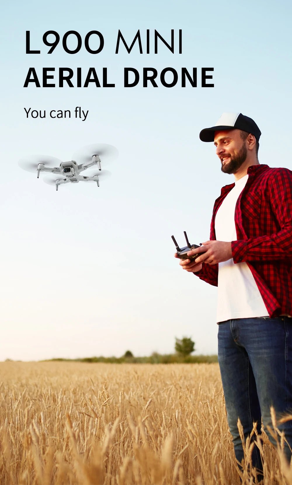 SkyTech L900 Pro 4KHD Drone - GPS Foldable Brushless Quadcopter With 1.2km Range