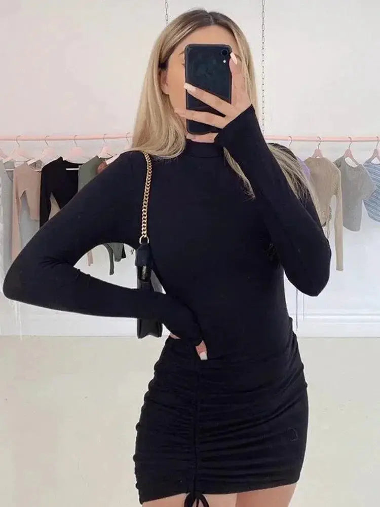 Flattering Turtleneck Dress for Women — product view