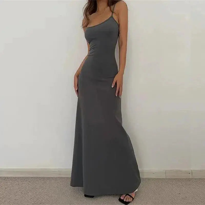 Slim Backless Bodycon Beach Dress Elegant Womens Party Wear