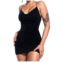 Slim V-Neck Dress: Stylish Summer Fashion Essential Wear