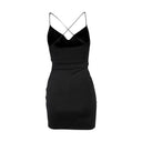 Slim V-Neck Dress: Stylish Summer Fashion Essential Wear