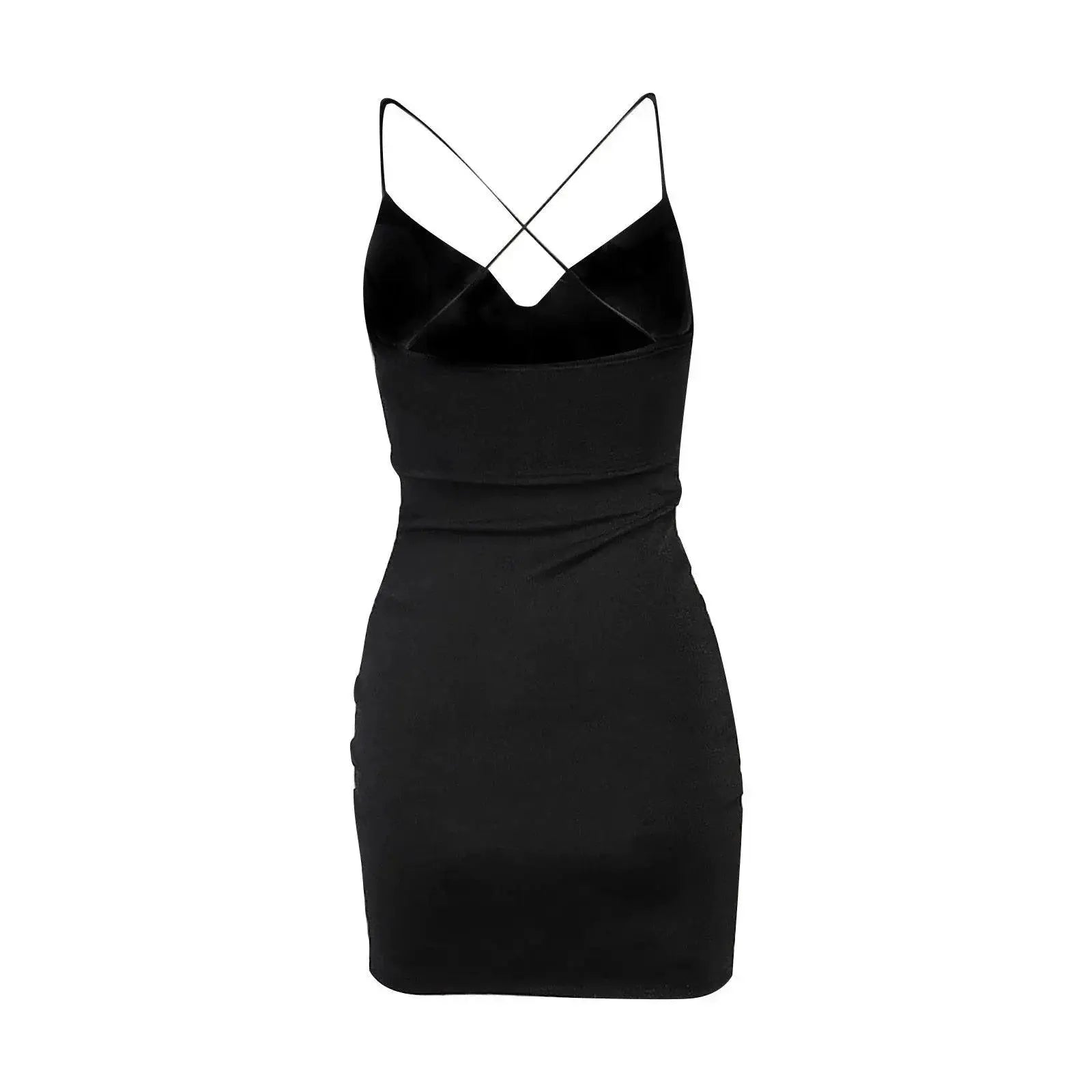 Slim V Neck Dress Stylish Summer Fashion Essential Wear