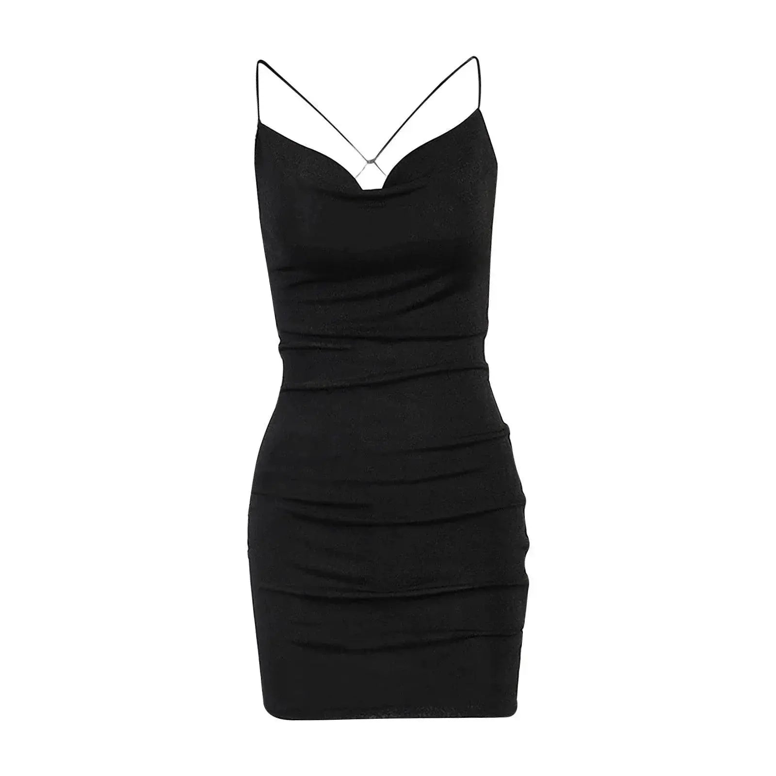 Slim V Neck Dress Stylish Summer Fashion Essential Wear