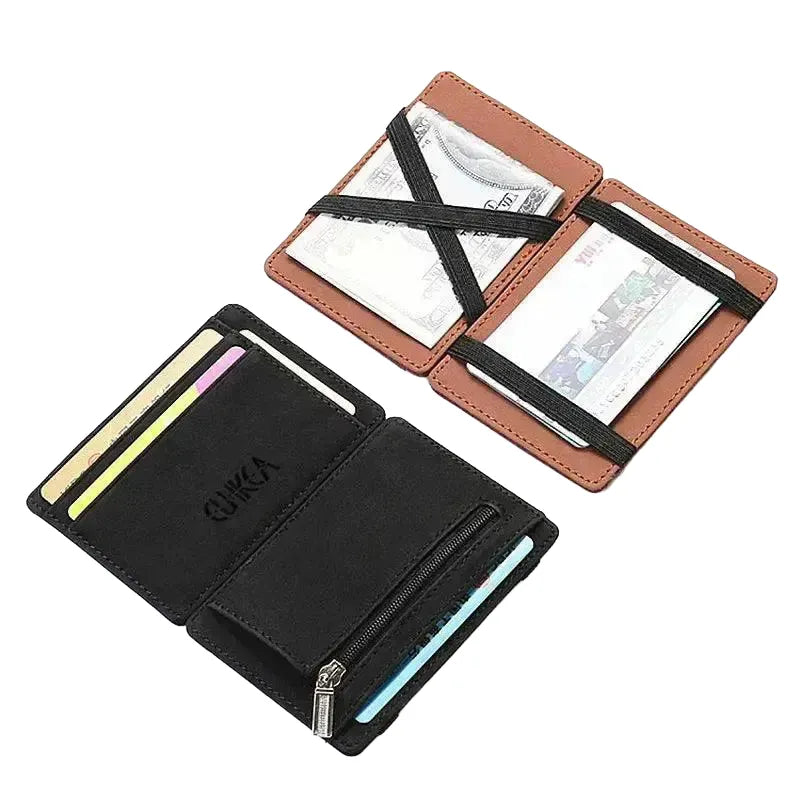 Slim Zipper Wallet for Office Staff — product view 1