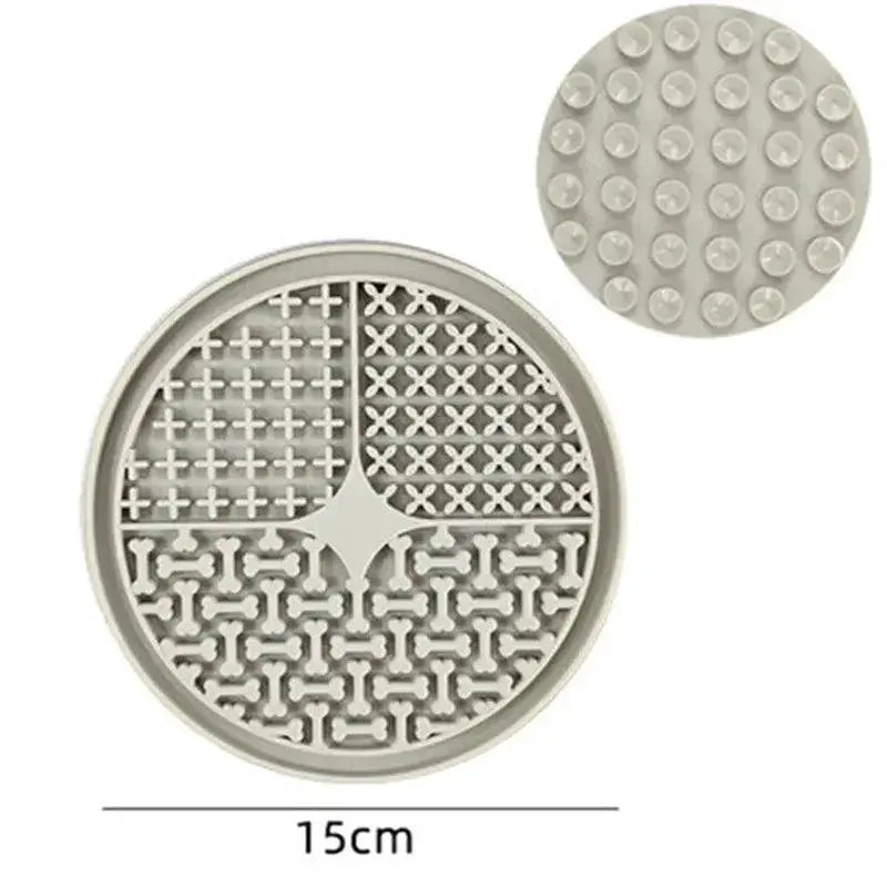 Slow Feeder Lick Pad Shower Tray For Dogs And Cats