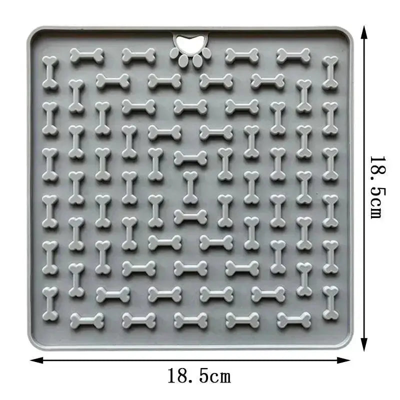 Slow Feeder Lick Pad Shower Tray For Dogs And Cats