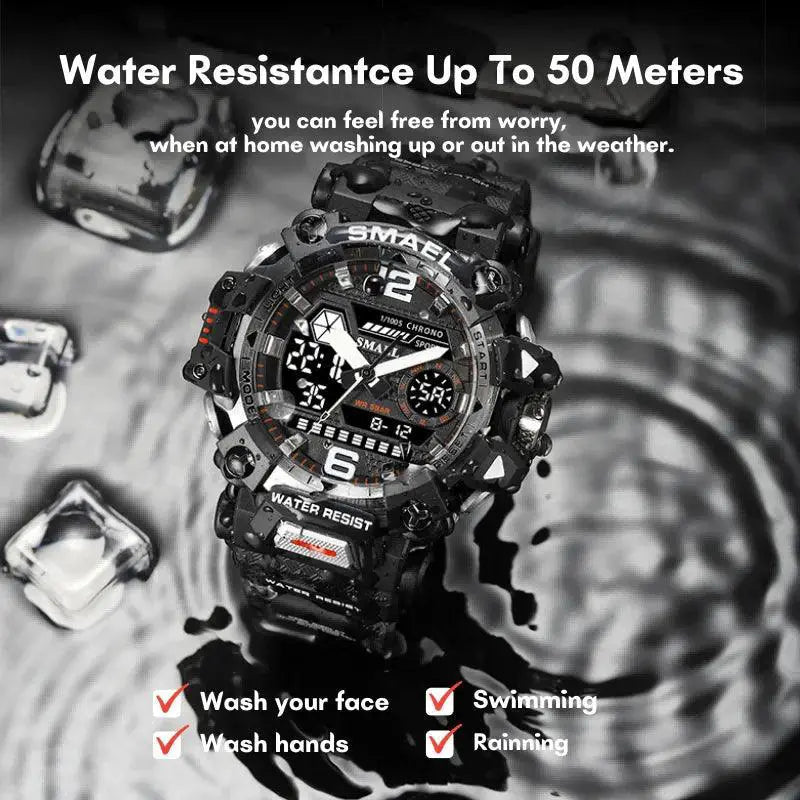 Men Chronograph Watch Durable Sport Timepiece For Men