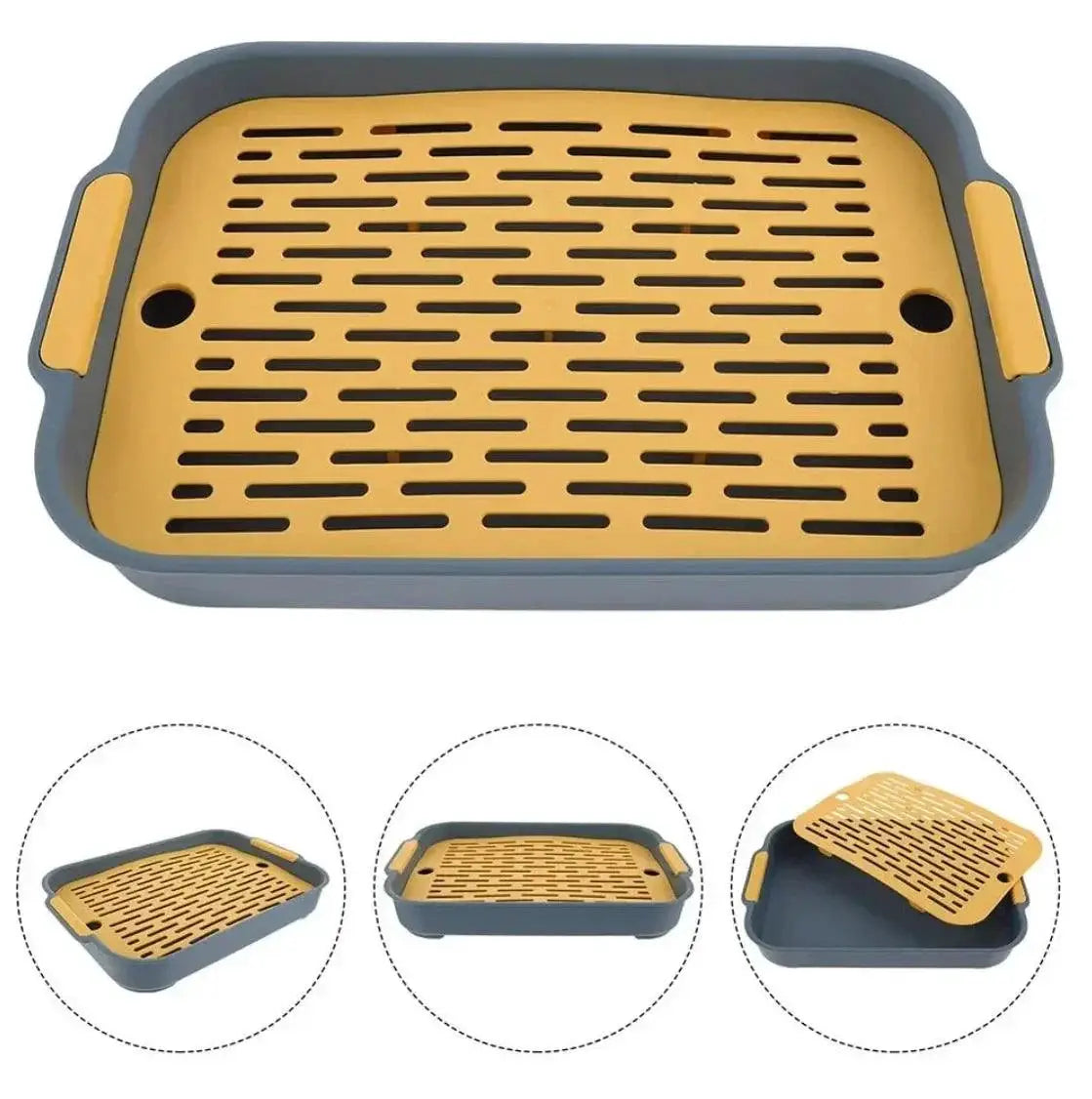 Small Pet Corner Litter Box Hygienic Toilet Trainer For Pets