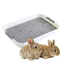 Hygienic Corner Litter Box for Rabbits