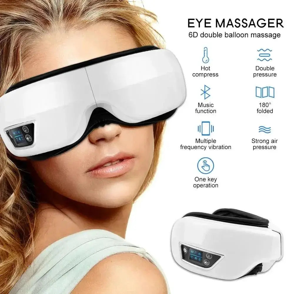 Smart Bluetooth Eye Massager for Relaxing Comfort Vibes