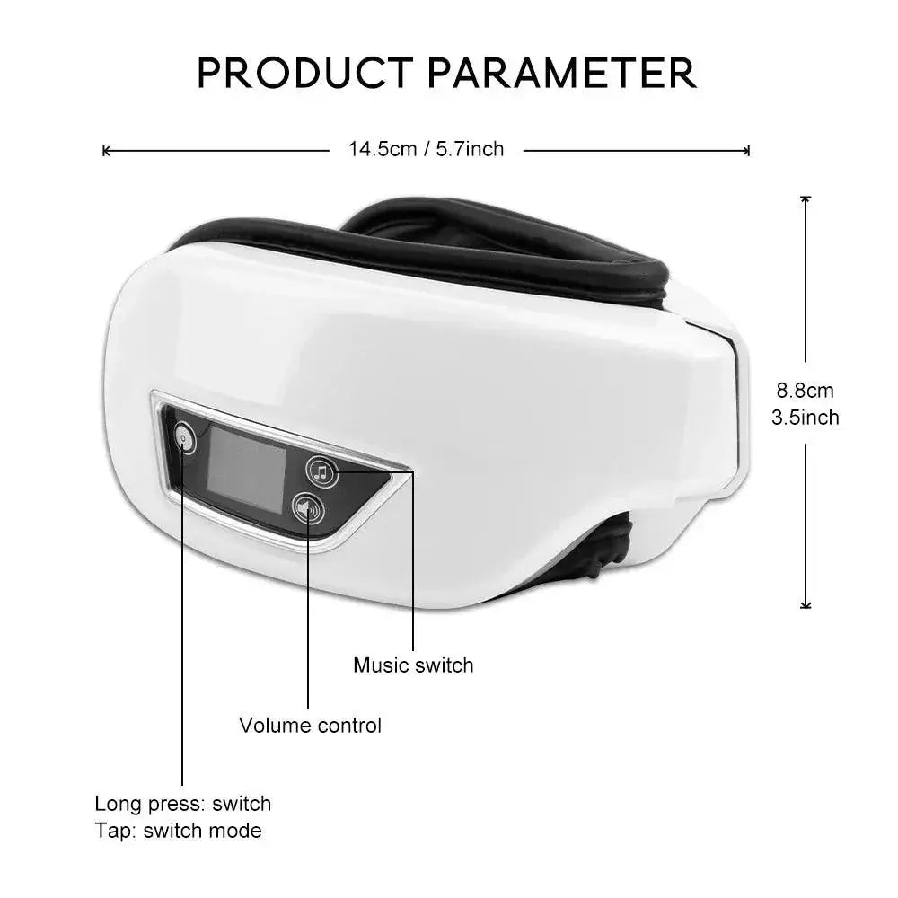 Smart Bluetooth Eye Massager for Relaxing Comfort Vibes