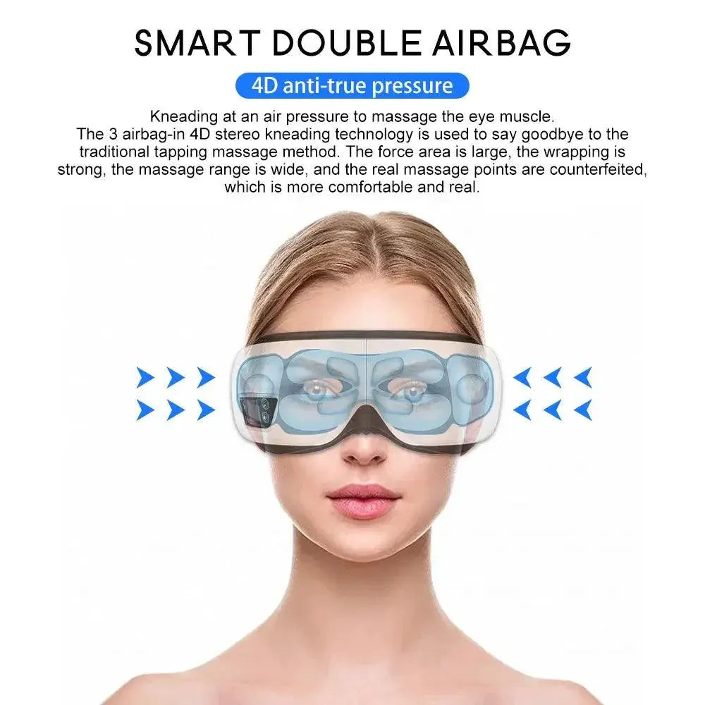 Smart Bluetooth Eye Massager for Relaxing Comfort Vibes