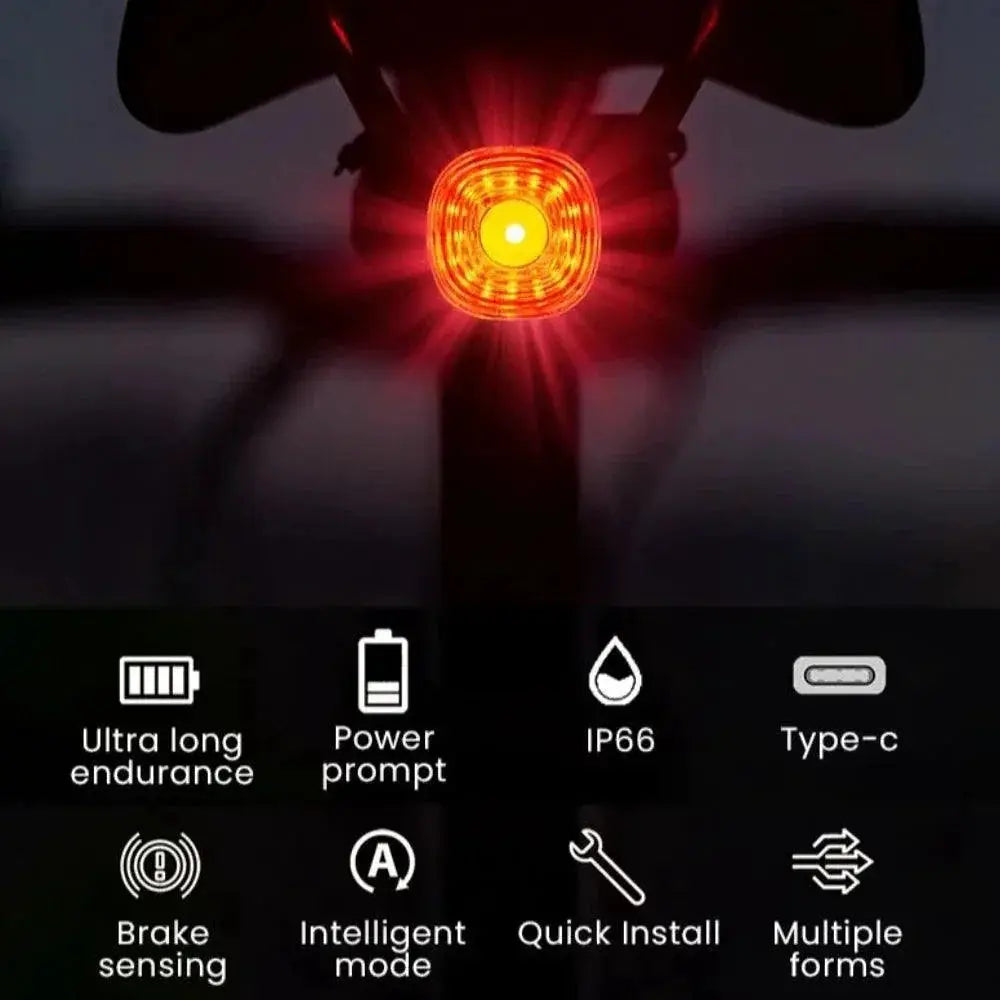 Smart Brake Tail Light Auto Brake Detection For Safer Rides