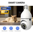 Smart Bulb Security Camera 360 Degree WiFi 5GHz Outdoor E27 Socket See Angles