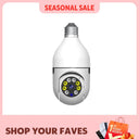 Smart Bulb Security Camera 360 Degree WiFi 5GHz Outdoor E27 Socket See Angles