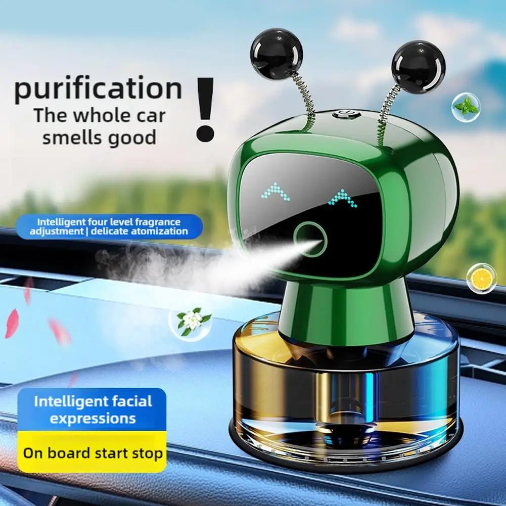Smart Car AI Aroma Diffuser - Rechargeable Ultrasonic Diffusion With 4 Levels Max