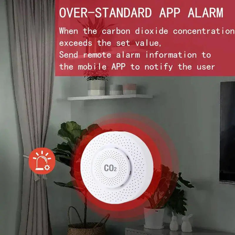 Smart CO2 Sensor Air Quality Monitor For Home Use Pro