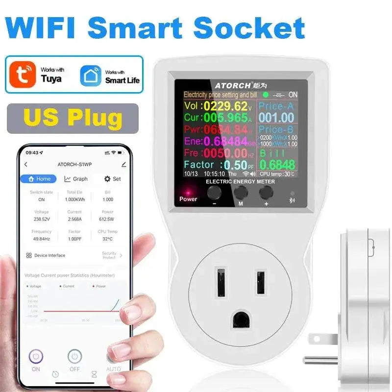 Smart Energy Monitoring Plug Remote Power Management