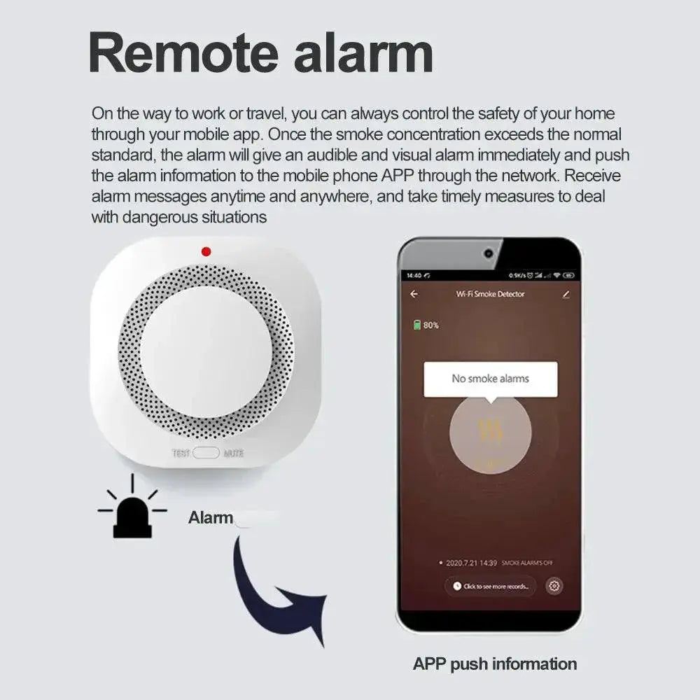 Smart Fire Alarm System High Sensitivity Smoke Detector