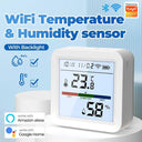 Smart Hygrometer Thermometer Sensor High Accuracy Real-time Monitoring