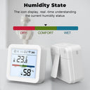Smart Hygrometer Thermometer Sensor High Accuracy Real-time Monitoring
