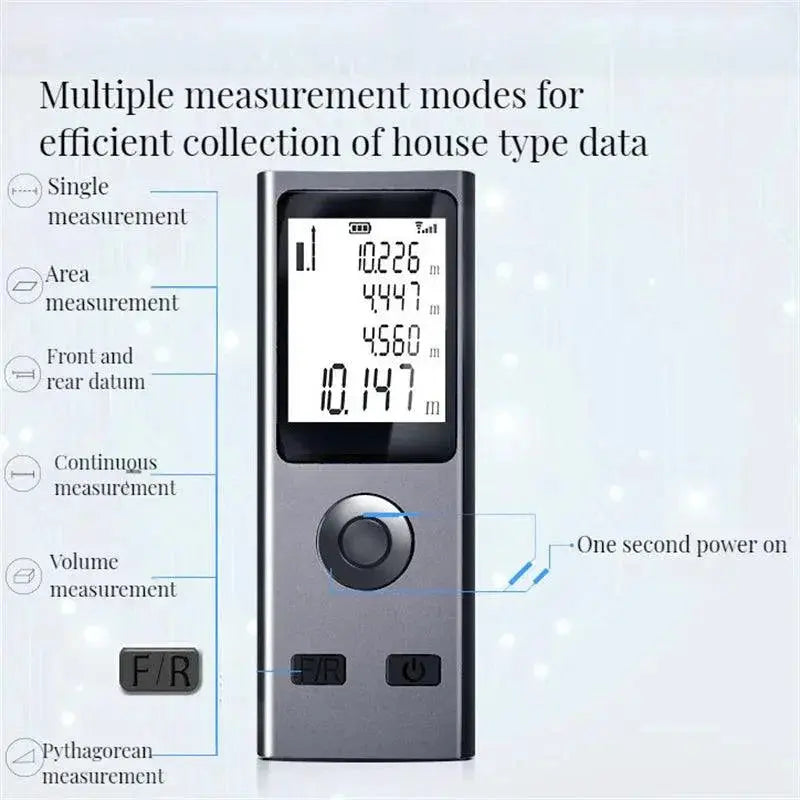 Smart Laser Rangefinder Precision Distance Tool For Pros