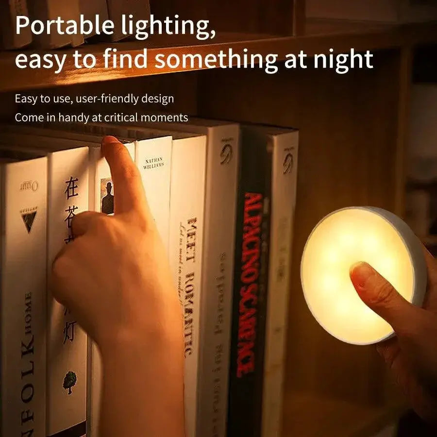 Smart LED Motion Sensor Nightlight Cabinet Lamp Rechargeable