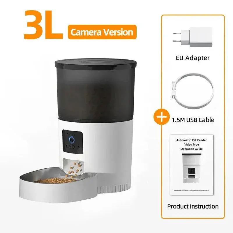 Smart Pet Feeder With Camera For Feeding And Monitoring
