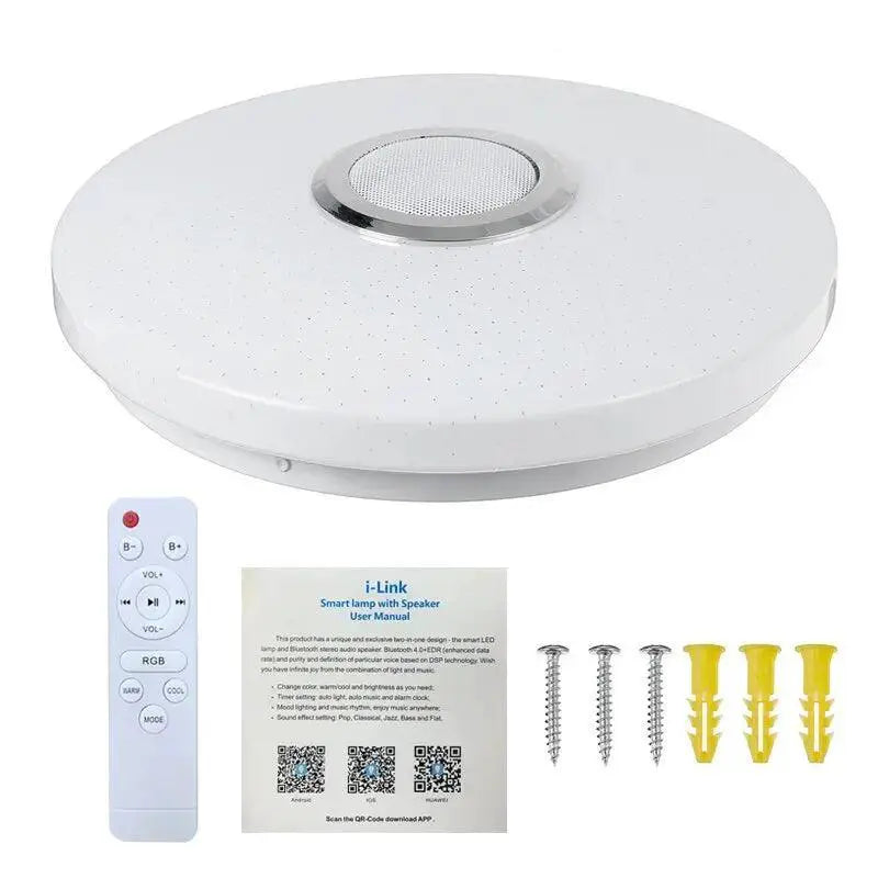 Smart RGB Bluetooth Ceiling Light With Music Sync Remote