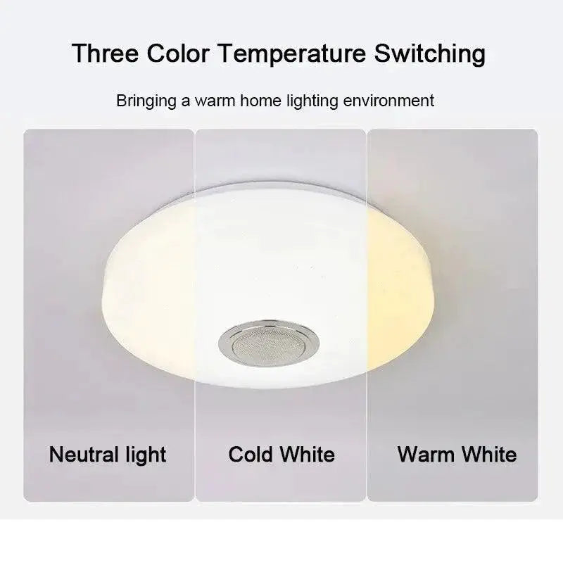 Smart RGB Bluetooth Ceiling Light With Music Sync Remote