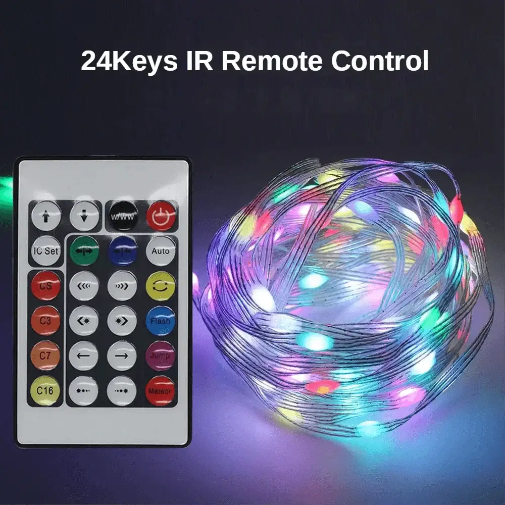 Smart RGB Bluetooth Fairy Lights For Indoor Outdoor Decor