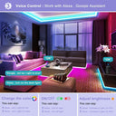 Smart RGB LED Strip Lights WiFi Control Alexa Voice Setup