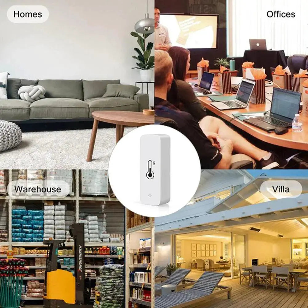 Smart Temperature And Humidity Sensor Real Time Monitoring